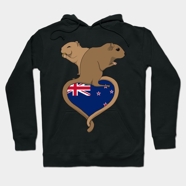 Gerbil New Zealand (light) Hoodie by RampArt